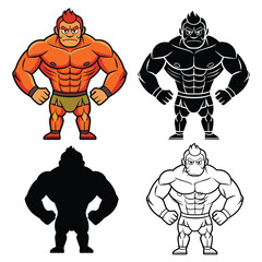 vector illustration of a black and white shirt