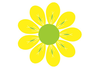 Colorful overlapping  creating abstract floral pattern