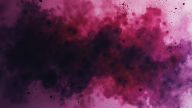Black dark purple red burgundy wine magenta maroon plum watercolor water. Abstract art colorful background. Chaos splash daub stain blob splatter grunge dirty