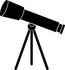telescope vector illustration