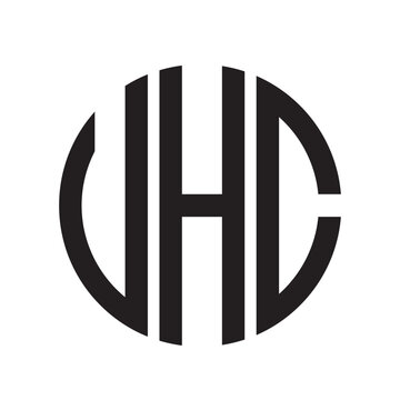  VHC modern elegance and creative logo design .VHC luxurious alphabet design . VHC letter initial logo design.