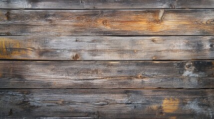 Obraz premium Old shabby wooden background with empty desktop space