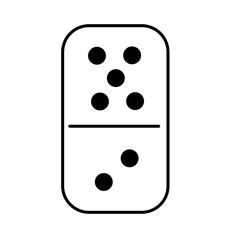 White pieces with black dots
