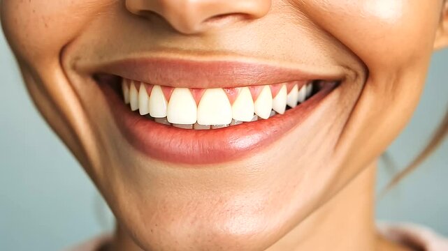 Confident person standing tall with a smiling expression, close-up