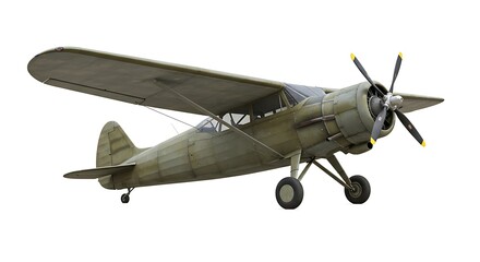 Vintage Military Airplane Classic Propeller Aircraft Green sky old war army army wind rust wings    