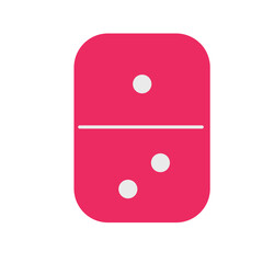 Colourful domino element illustration
