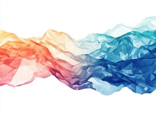 Obraz premium Vibrant colorful abstract background with swirling patterns and dynamic fluid art elements