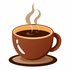 Cup of hote coffee
