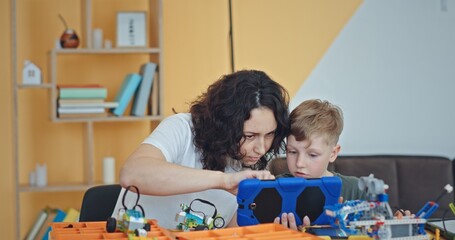 Engaging and Meaningful Educational Moments Parents and Children Learning Together in Harmony