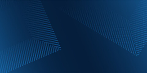 Obraz premium Dark blue background. Modern line stripes curve abstract presentation background. Luxury paper cut background. Abstract decoration, golden pattern, halftone gradients, 3d Vector illustration