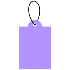 Simple Empty Price Tag