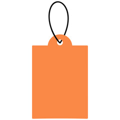 Simple Empty Price Tag