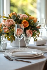 Elegant Table Setting for Appreciation Day