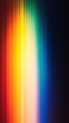 Obraz premium Vibrant neon gradient stretching vertically, symbolizing energy, motion, and high-tech aesthetics. 