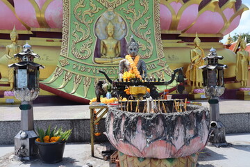 Buddhism temple in Thailand 