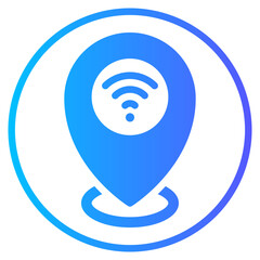 location gradient icon