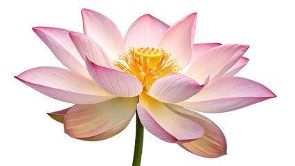 Detailed Botanical Illustration of Vintage Dahlia Flower with Soft Pink and Peach Petals on Textured Background