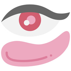 eye patch flat icon