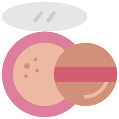powder flat icon