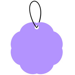 Simple Empty Price Tag