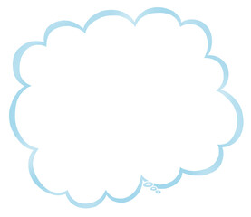 悩み事のある男女　頬杖　吹き出し