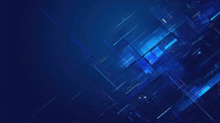 Dark technology blue background 