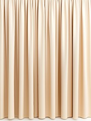 Obraz premium Bright and airy room with soft beige curtain allowing serene morning light to filter through