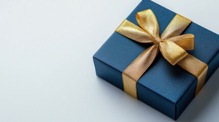 Luxurious Green Gift Box with Gold Ribbon