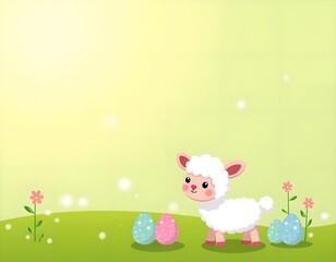 Naklejka premium Happy Easter