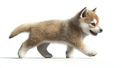 Obraz premium Playful Husky Puppy