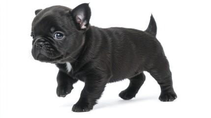 Fototapeta premium Playful French Bulldog Puppy