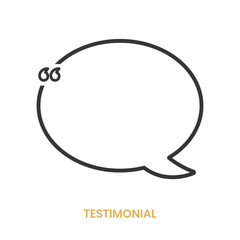 Creative Testimonial Template, What our Clients Say, Quote , Review, Feedback, Infographic Template, Label, Editable Vector Illustration blank empty template