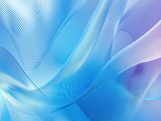 Obraz premium Modern digital abstract concept on a blue background, ideal for conveying themes of calmness, professionalism, or innovation, offering a visually comfortable and immersive experience. The abstract art