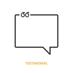 Fototapeta premium Creative Testimonial Template, What our Clients Say, Quote , Review, Feedback, Infographic Template, Label, Editable Vector Illustration blank empty template