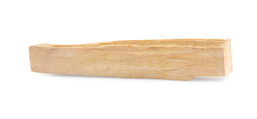 One palo santo stick on white background
