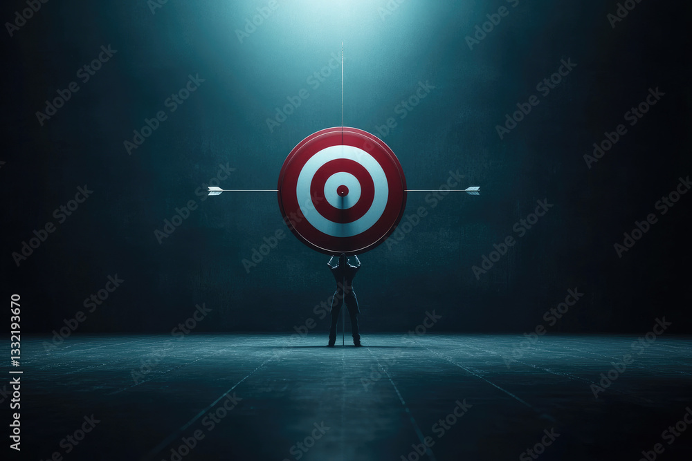 Aufkleber achieving perfection in goals with targeted dynamic arena visual representation engaging atmosphere 