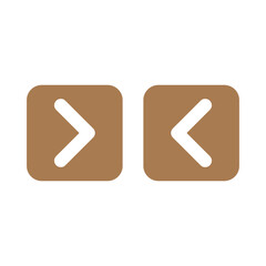 right and left arrow symbol