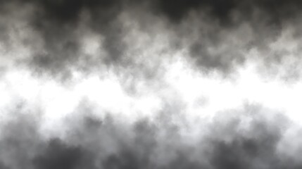 A dark cloudy and bright white abstract visual landscape