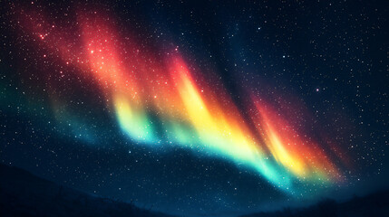 Naklejka premium aurora borealis wallpaper,