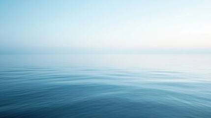 Obraz premium Abstract Blue Water Gradient: A Serene Flow of Light and Depth