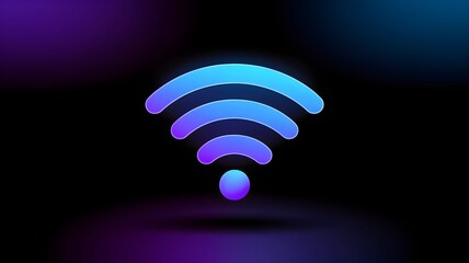 A four signal of Wi-Fi  symbol