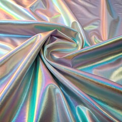 "Smooth silk and satin fabric texture with soft waves and elegant design, rich pink and purple tones, delicate pattern lines, luxurious and glossy textile material, high detail, flowing fabric with na