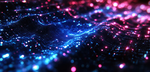 Fototapeta premium A colorful image with the word Deepfeed written in blue