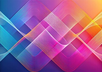 Fototapeta premium Geometric shapes & textures: Clean, minimalist blog header.