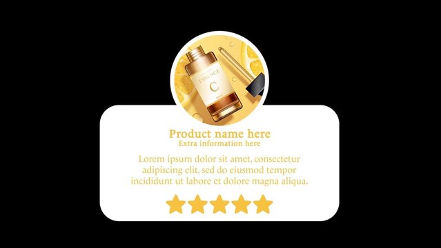 Elegant Customer Review with Rating & Image