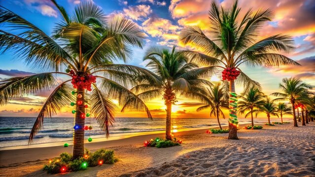 Festive Florida sunshine brightens the holidays.