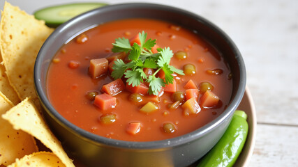 homemade pickle de gallo salsa