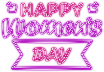 Neon International Woman Day