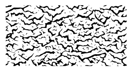 crackecracked surface texture with organic flow vector pattern
