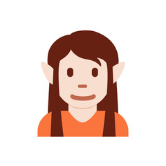 Elf with Orange Shirt